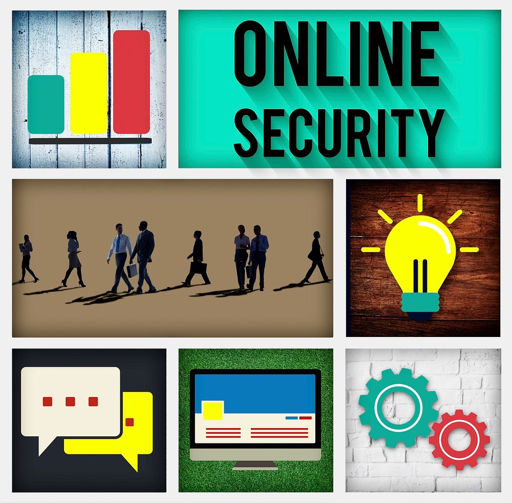 Online Security Protection Privacy Data Concept