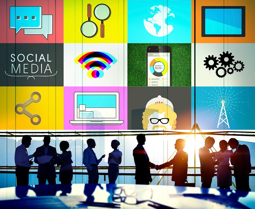 Social Media Social Network Connection Global Concept