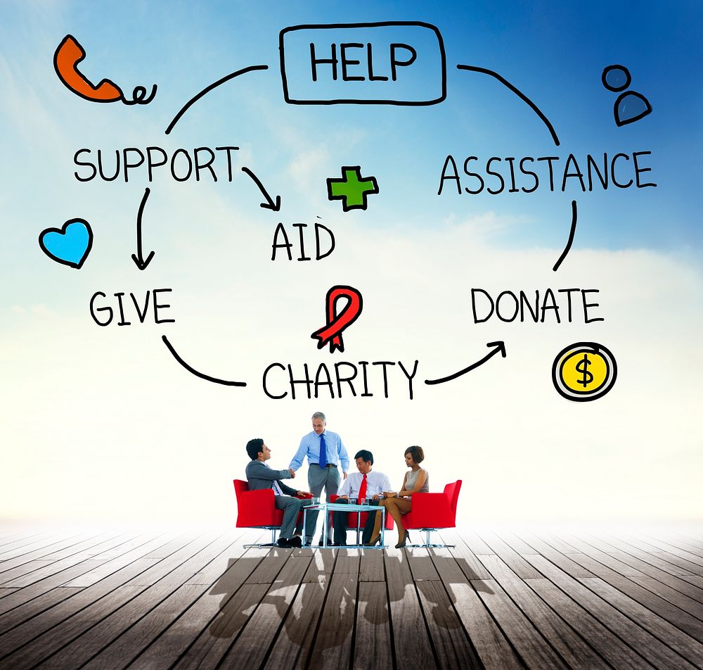 Help Assistance Support Donate Volunteer Concept