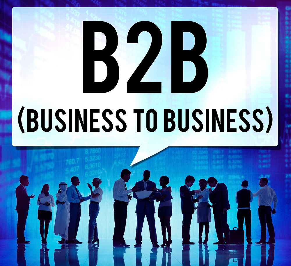 Business To Business Marketing Company Industry Concept