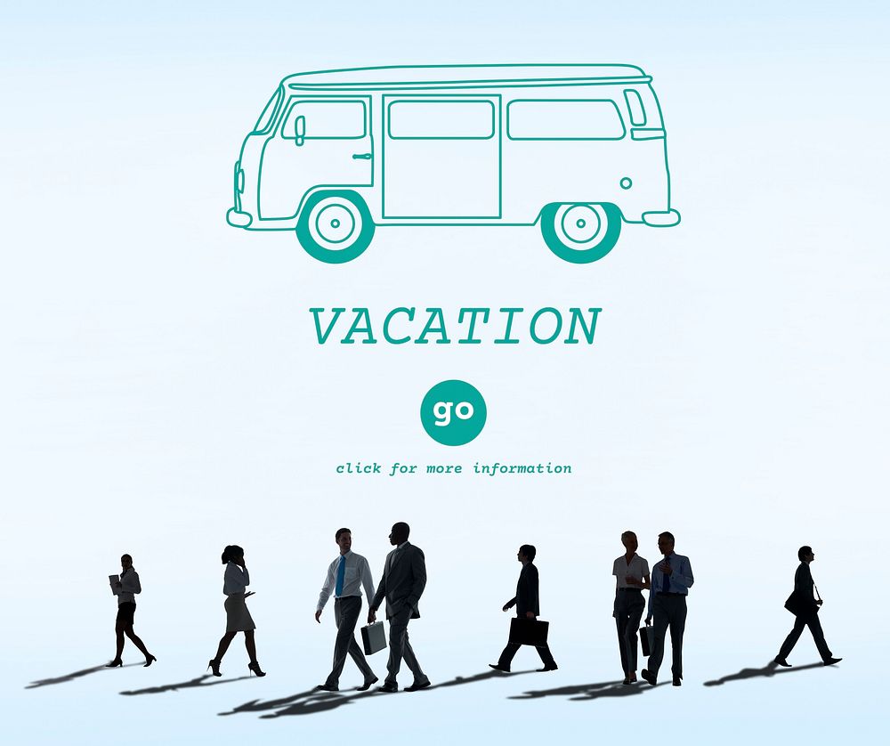 Vacation Traveling Adventure Journey Destination Van Concept