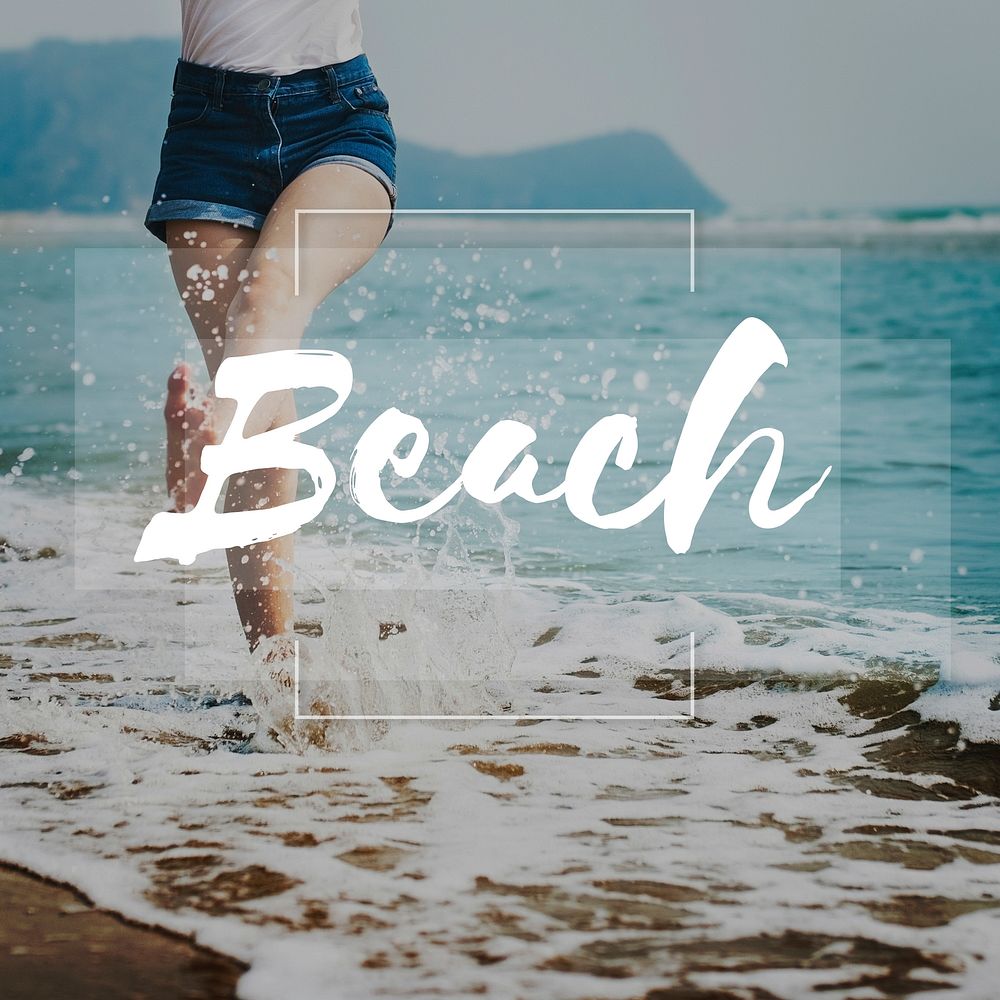 Beach Coast Sand Sea Ocean Shore Vacation Concept