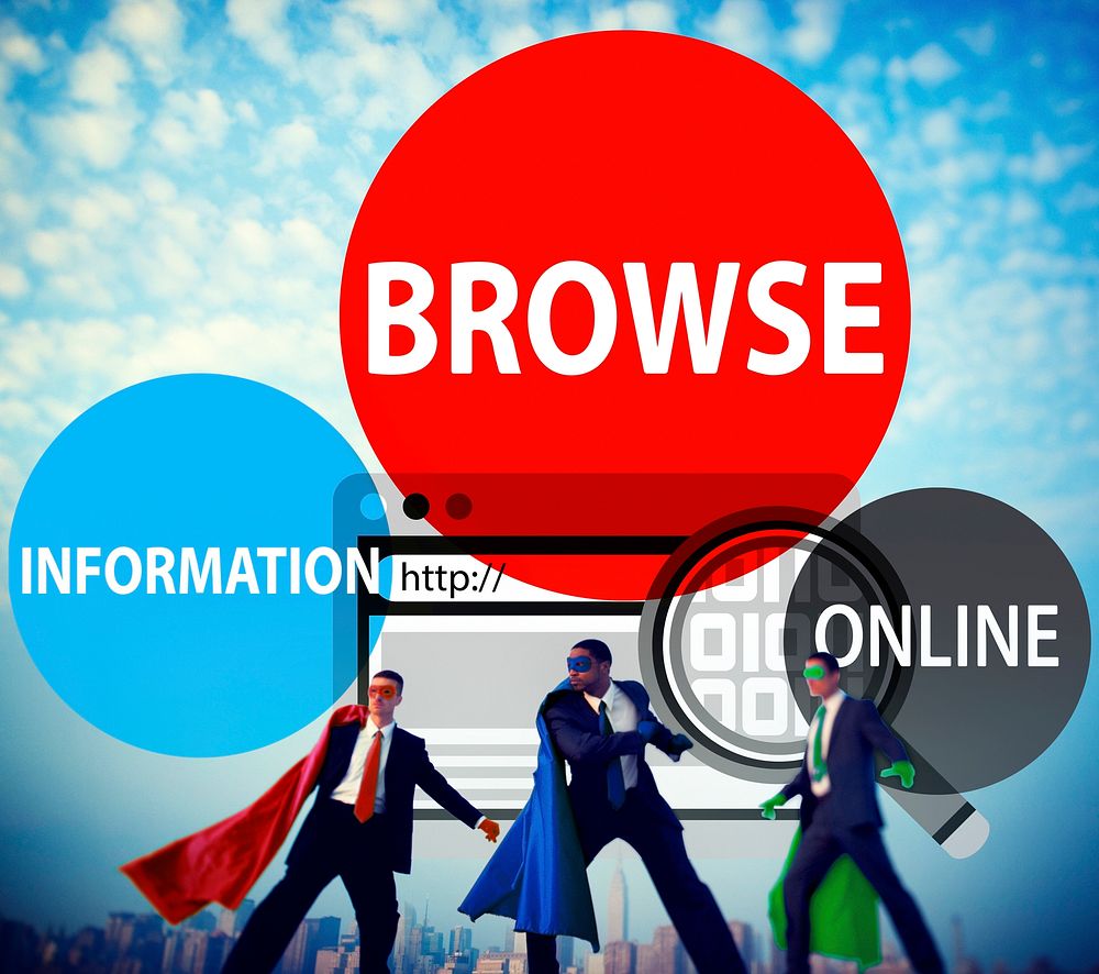 Browse Browser Searching Information Connection Web Concept