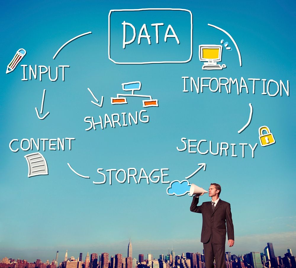 Data Analysis Storage Information Concept