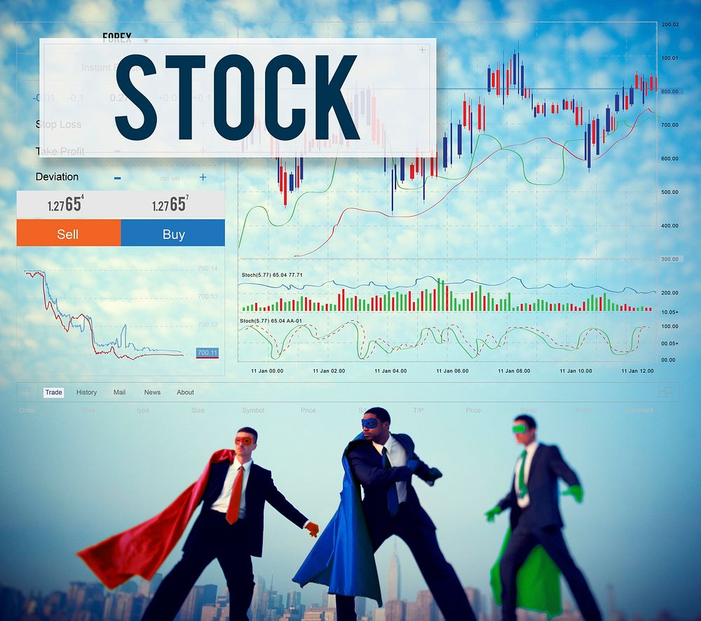 Stock Market Results Stock Trade Forex Shares Concept