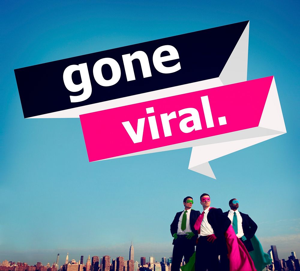 Gone Vial Popular Social Media Networking Concept