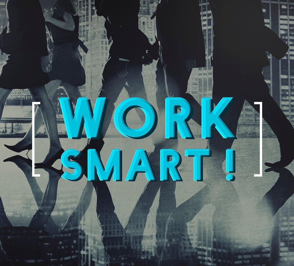 Work Smart Effective Business Graphic Concept