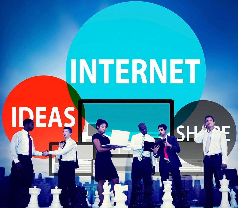 Internet Share Networking Global Communication Concept