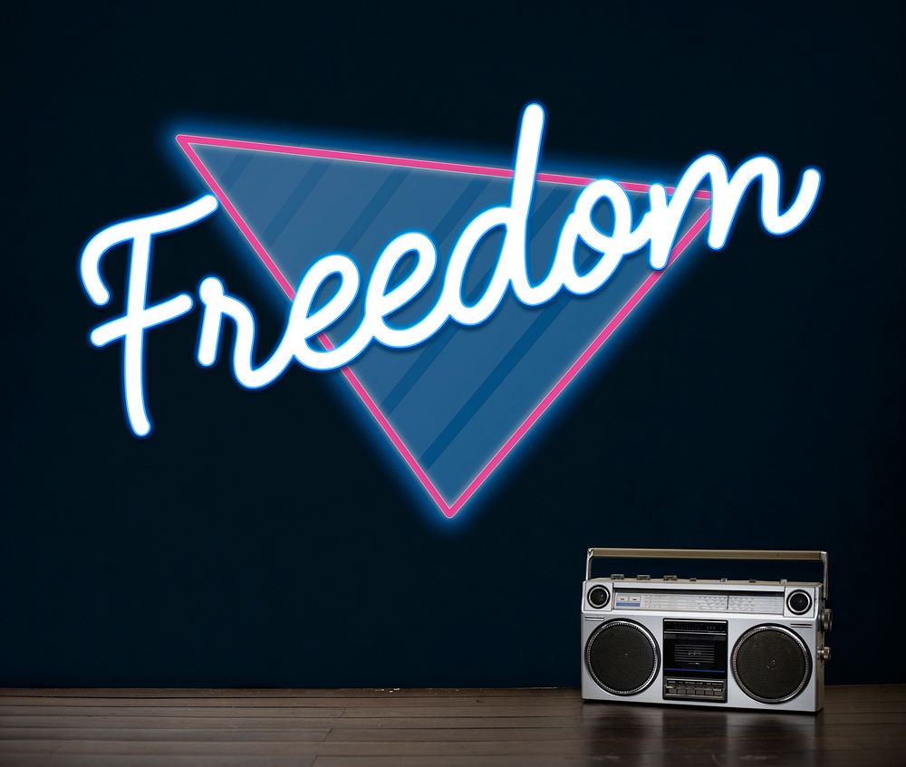 Free Freedom Liberty Triangle Graphic