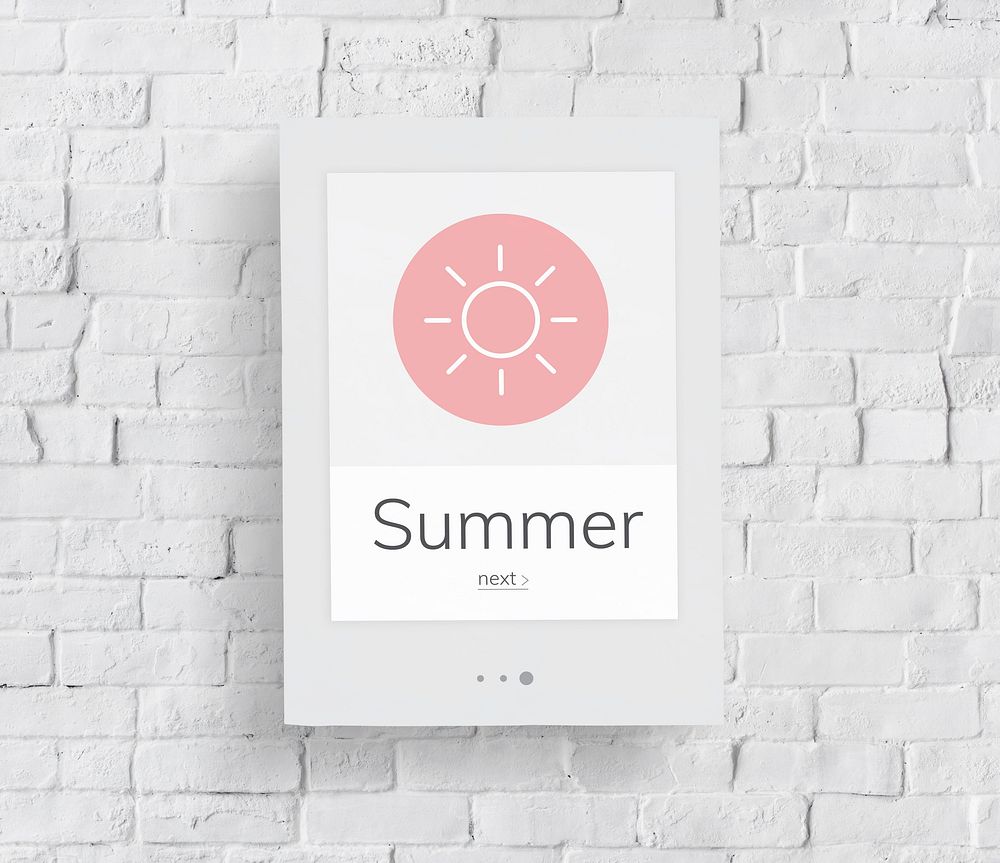 Summer Season Vacation Holiday Word Graphic