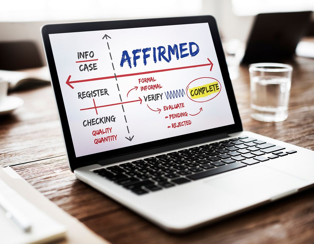 Affirmed Authorized Certified Guaranteed Concept