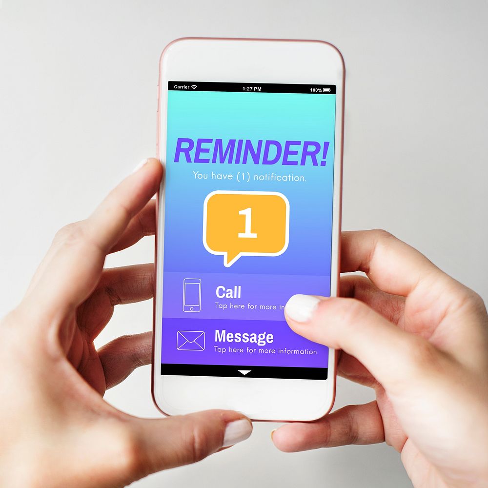 Messaging Communication Notification Alert Reminder Concept