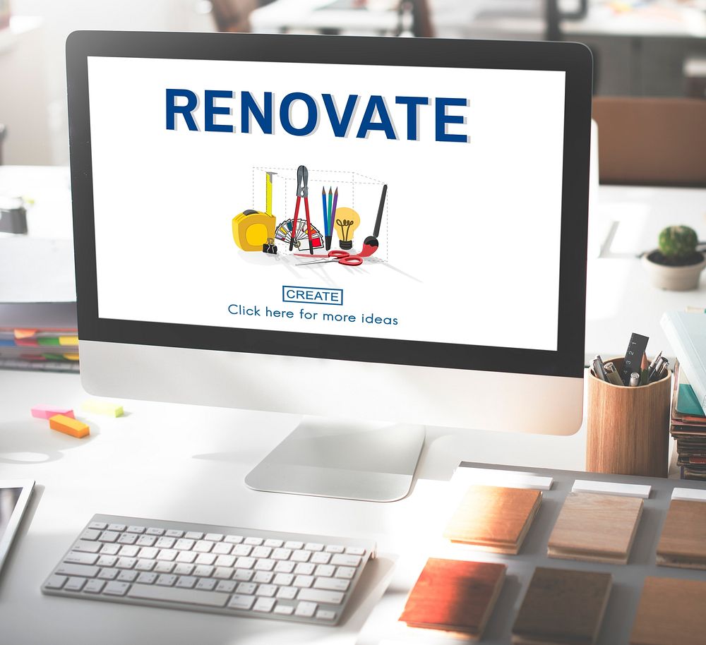 Renovate Renew Creativity Instrument Work Concept