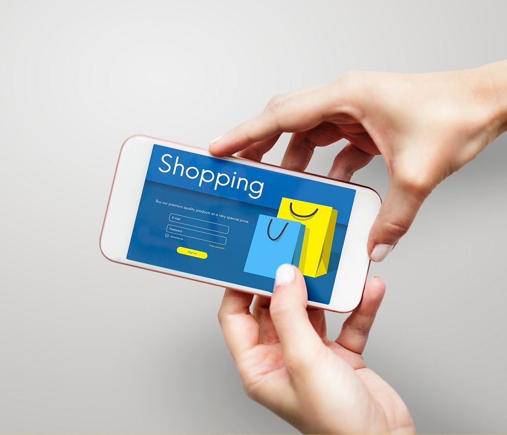 Online Store Add to Cart Payment Purchase Concept
