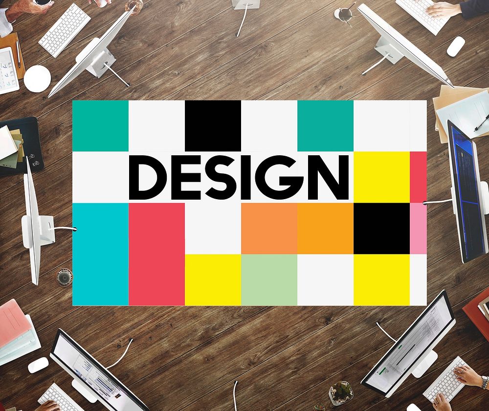 Design Art Creative Multicolor Word Concept