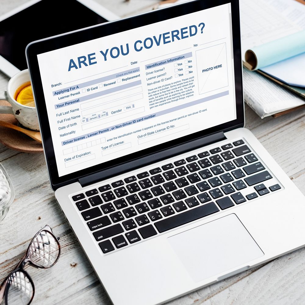 Are You Covered Insurance Application Concept