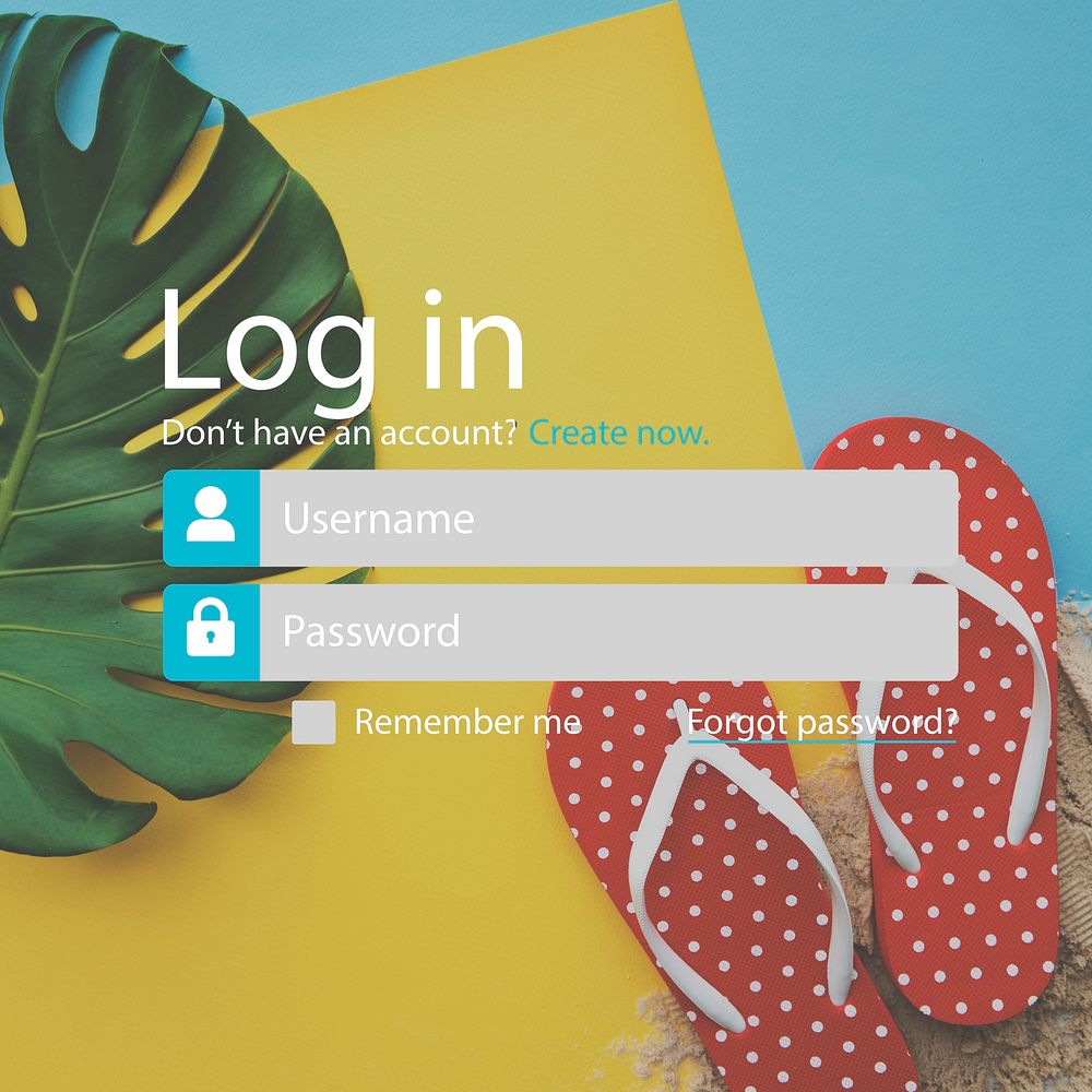 Login Password Username Account Concept