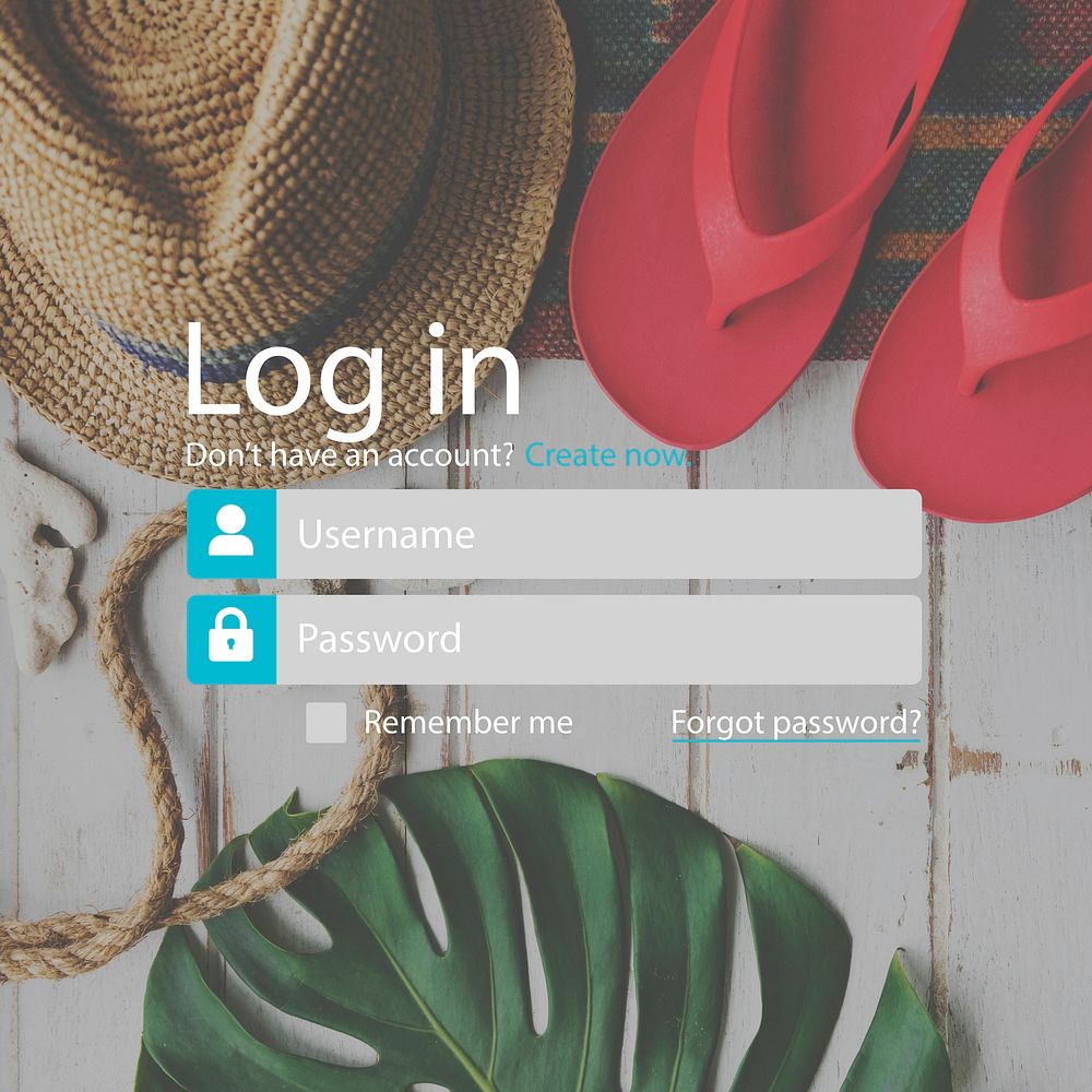 Login Password Username Account Concept