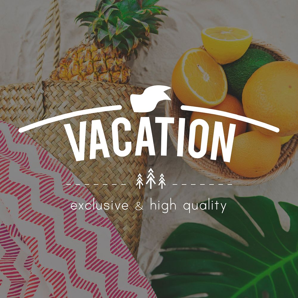 Vacation Relaxation Positive Vibes Concept