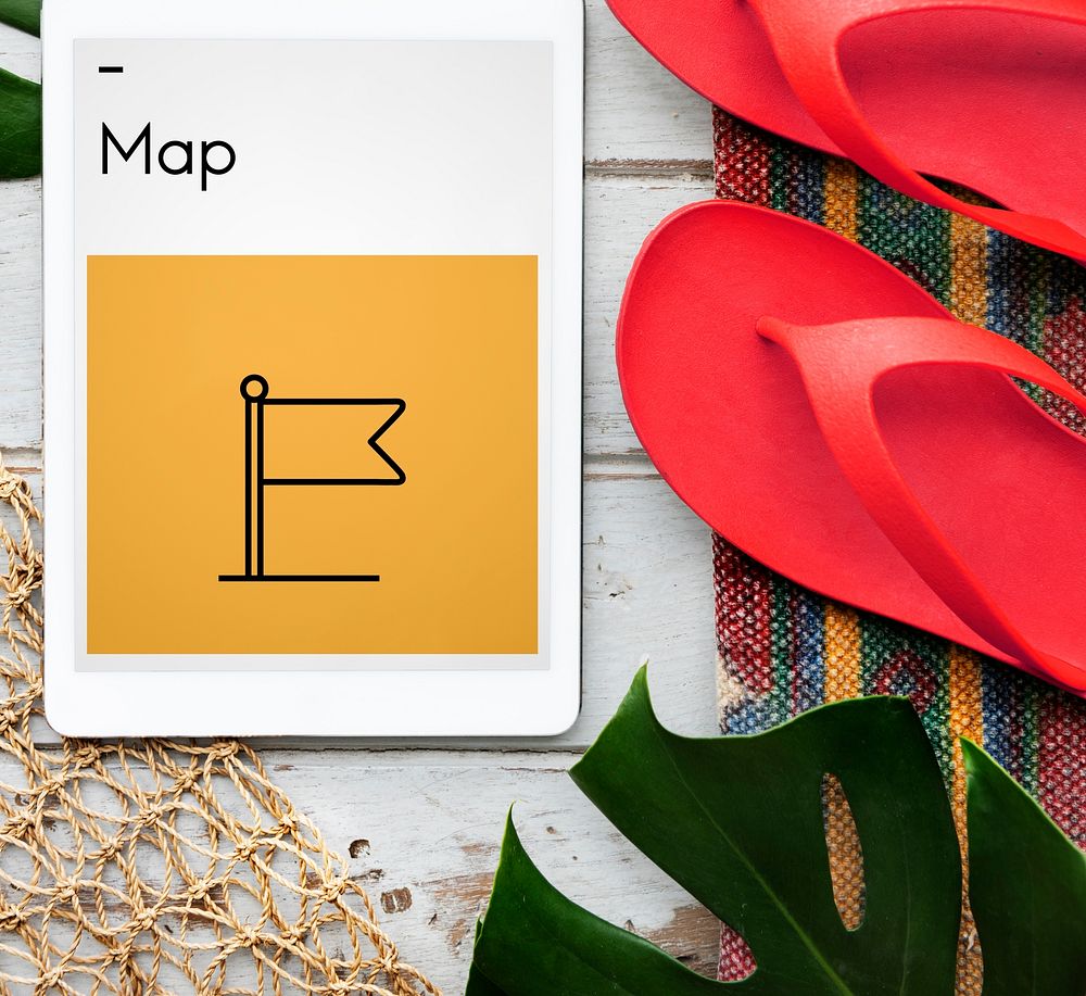 Destination Journey Location Map Route Sign Icon