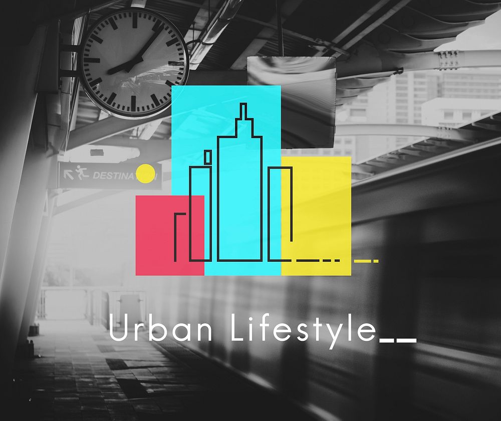 Urban Living City Lifestyle Society Graphic