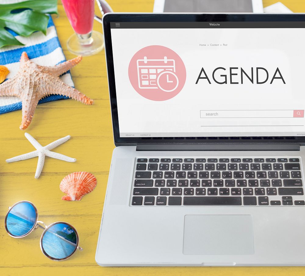 Agenda Calendar Appointment Graphic Concept