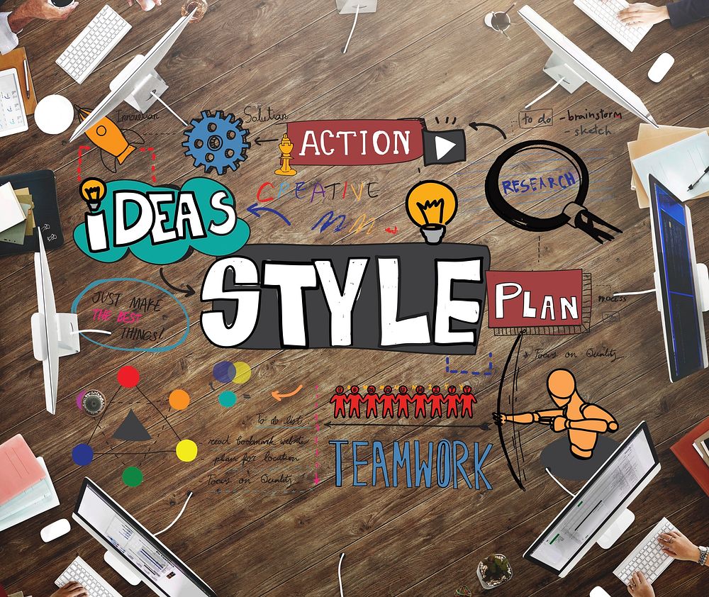 Style Design Ideas Designer Action Concept