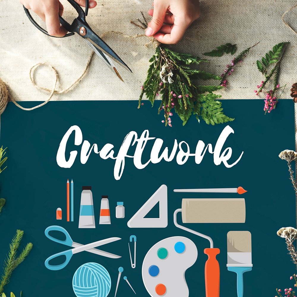 Craftwork Arts and Craft Artistic Design Ideas Concept