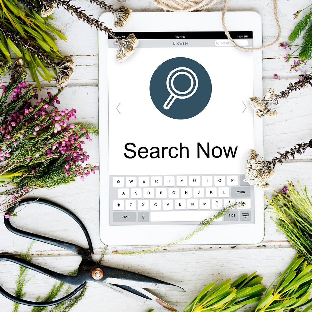 Find Search Browse Magnifying Glass Concept