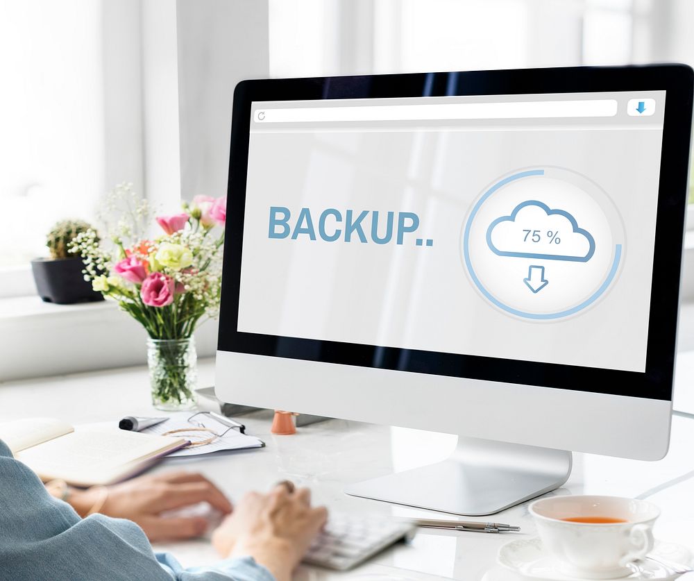 Backup The Cloud Storage Data Information Concept