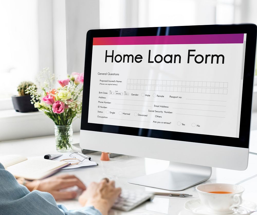 Home Loan Financial Support Concept