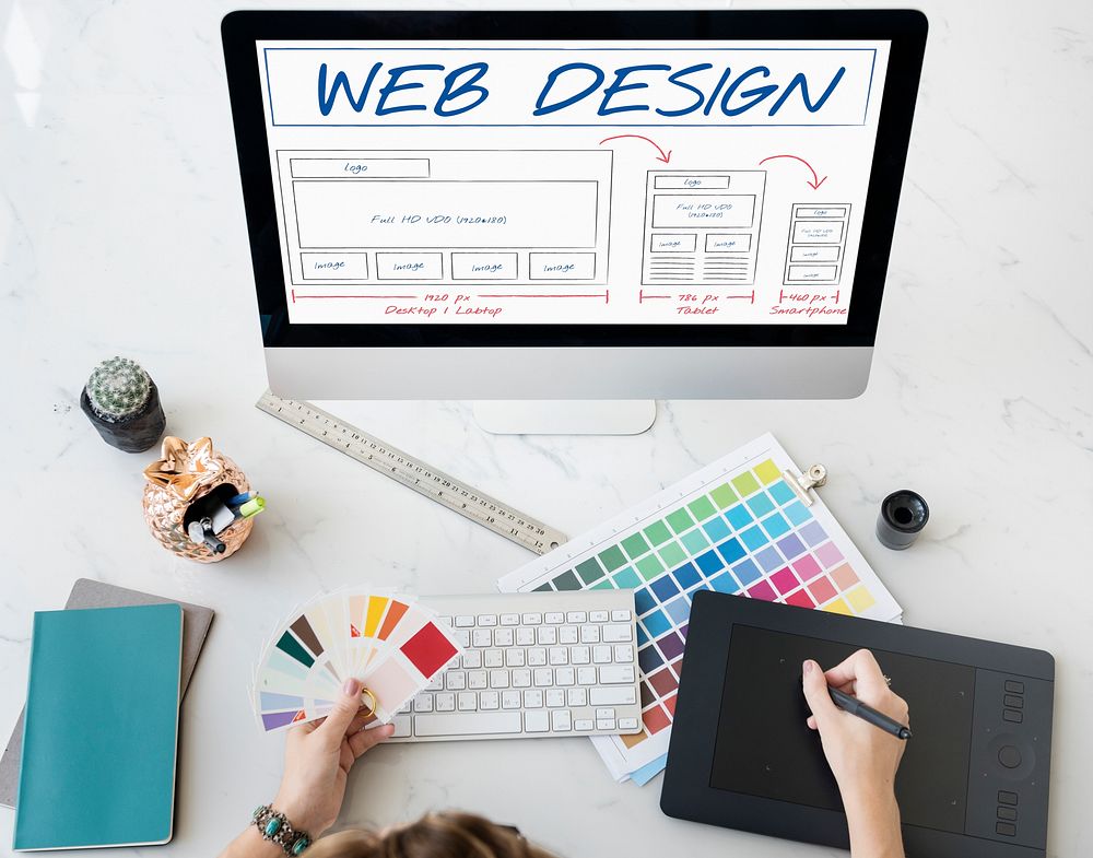 Web Design Layout Content Template Graphic Concept