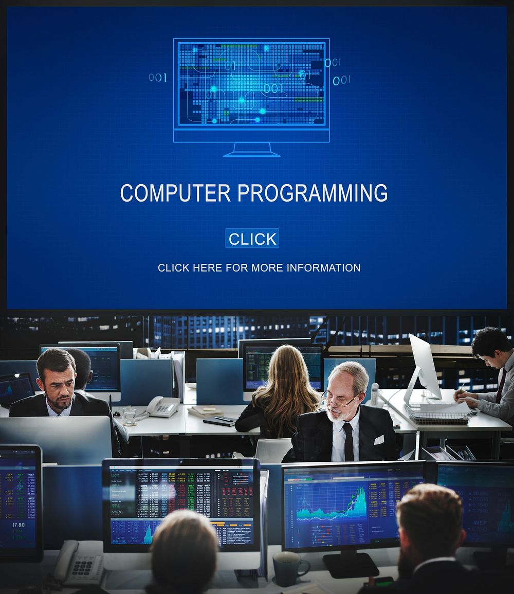 Computer Programming Data Digital Coding Concept
