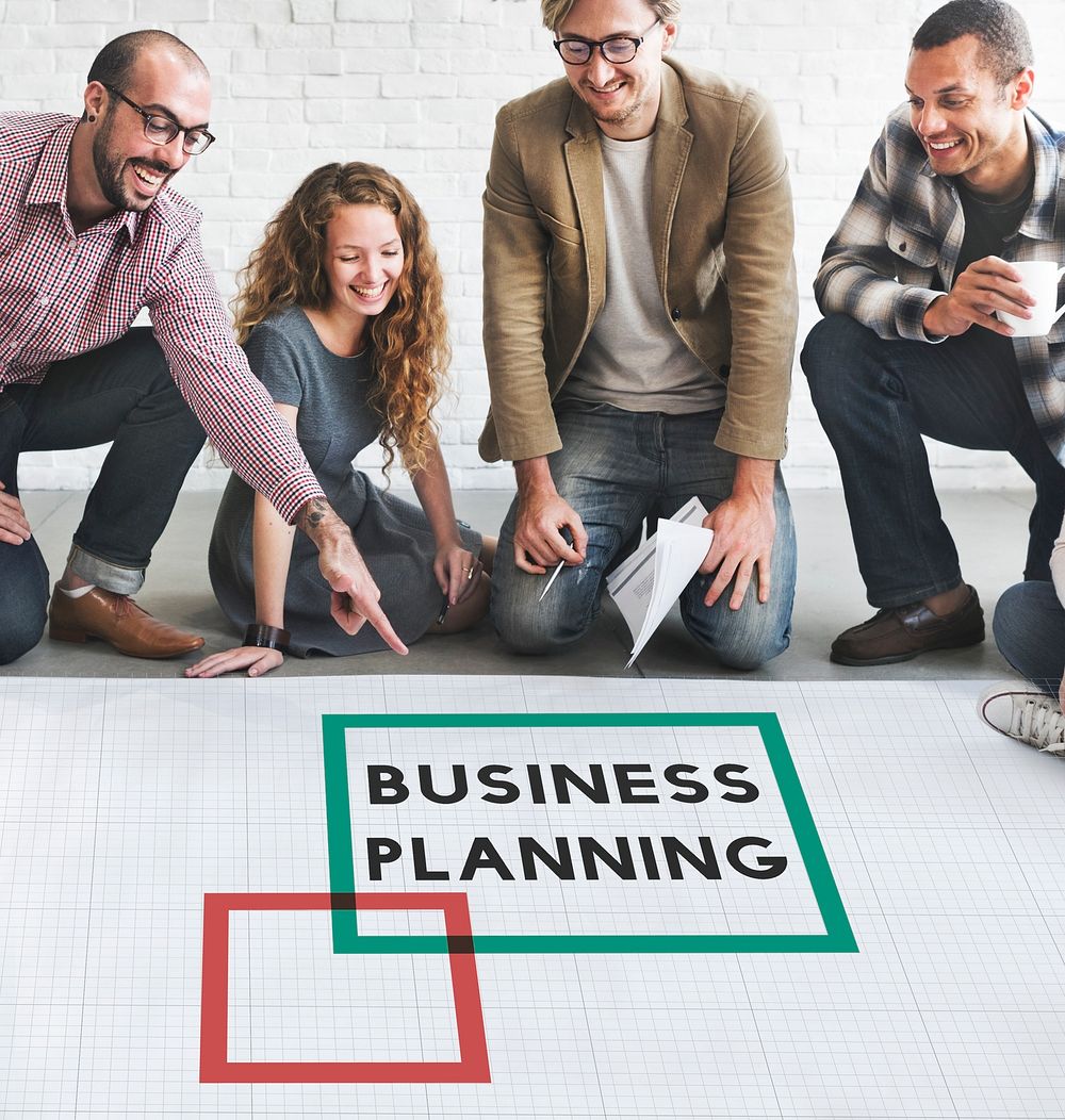 Business Plan Planning Goals Ideas Process Concept