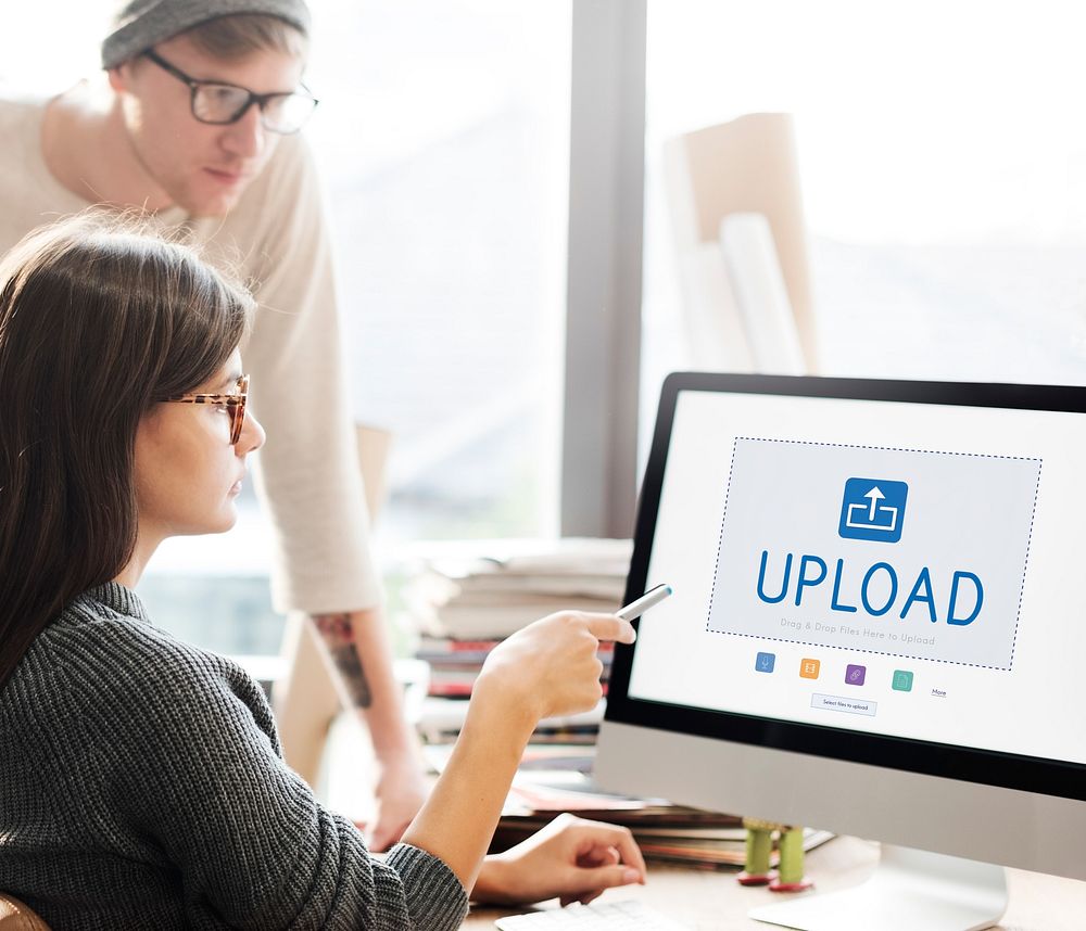 Upload is a file transfer to the internet.