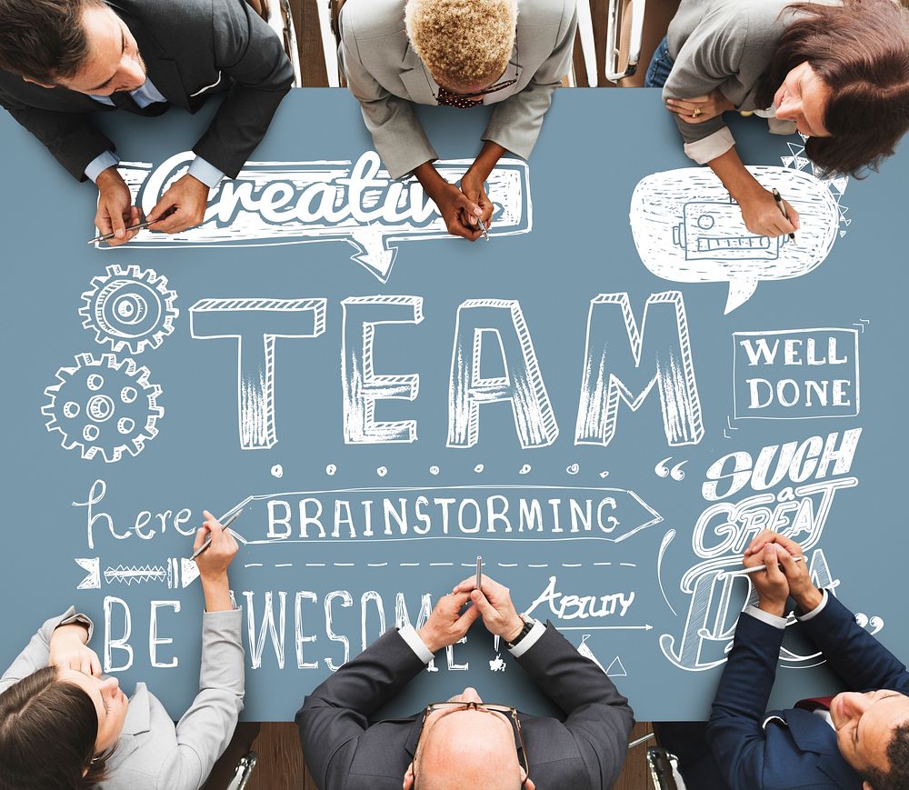 Team Teamwork Collaboration Corporate Concept