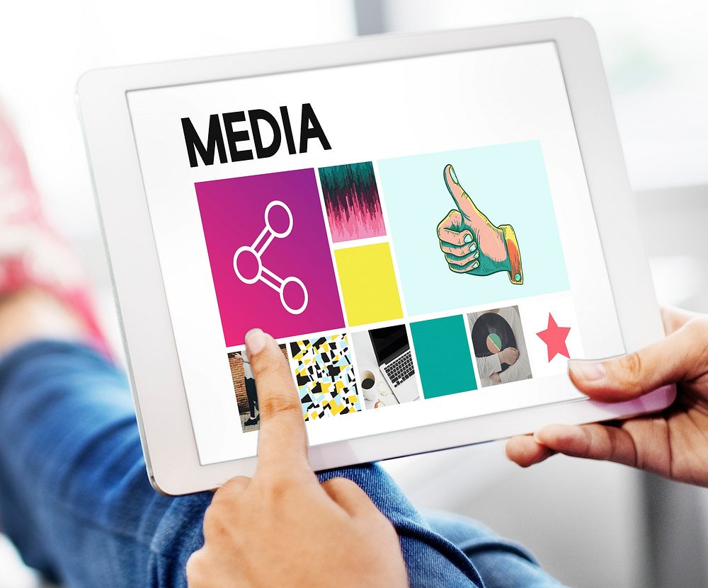 Media Digital Information Internet Social Online Concept