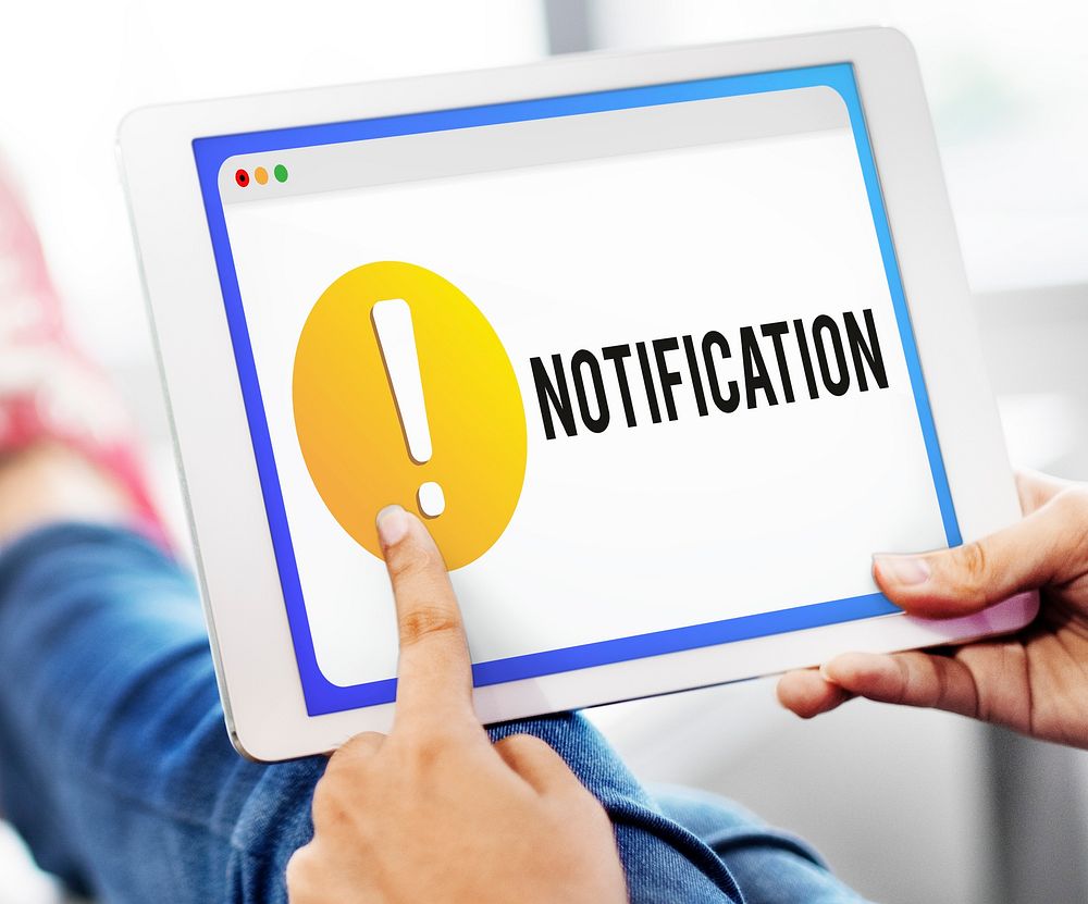 Notification Alert Exclamation Point Graphic Concept