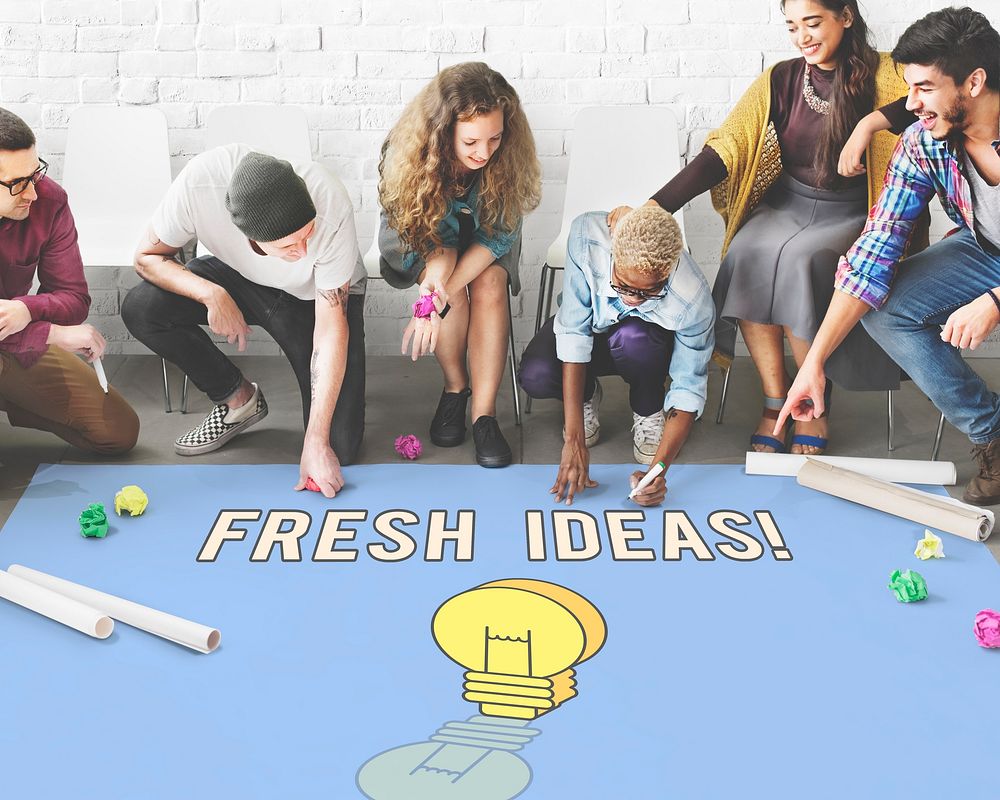 Inspire Fresh Ideas Creativity Concept
