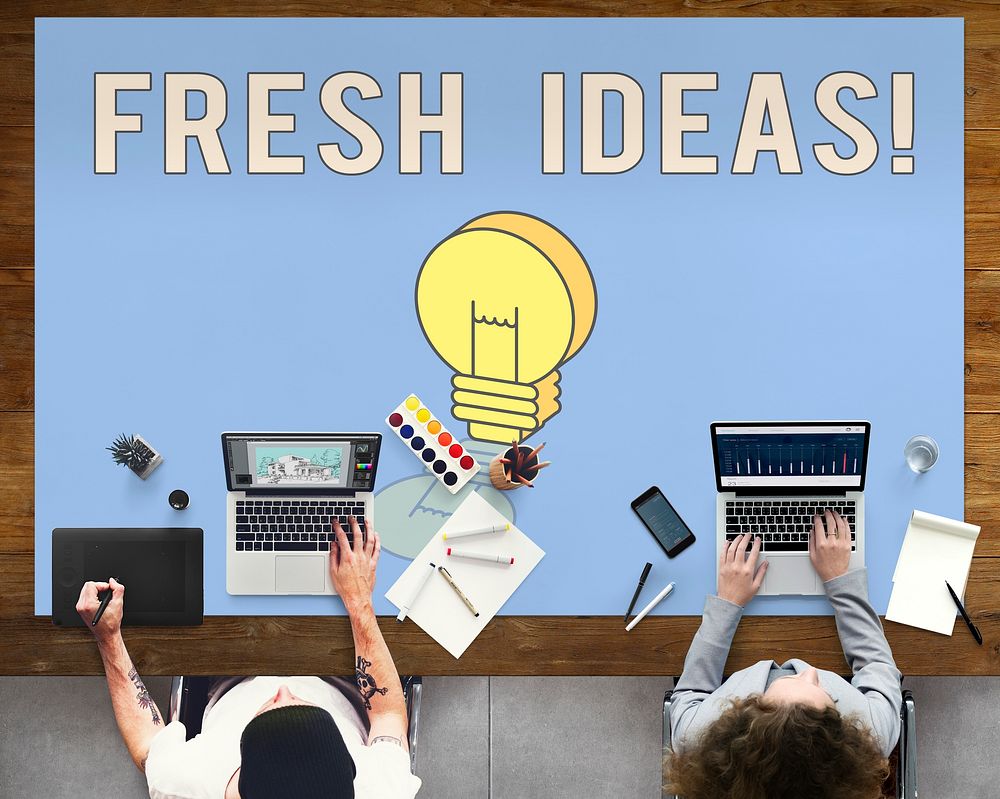 Inspire Fresh Ideas Creativity Concept