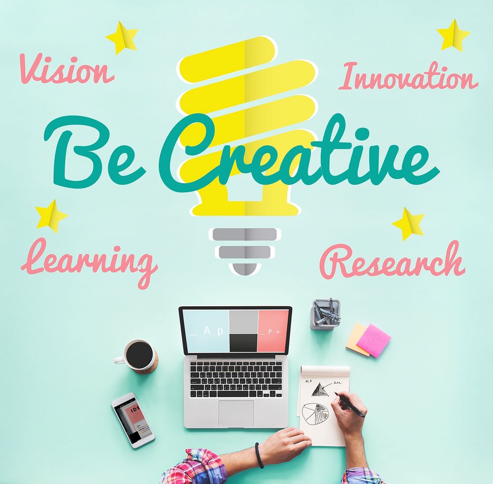 Be Creative Fresh Ideas Concept