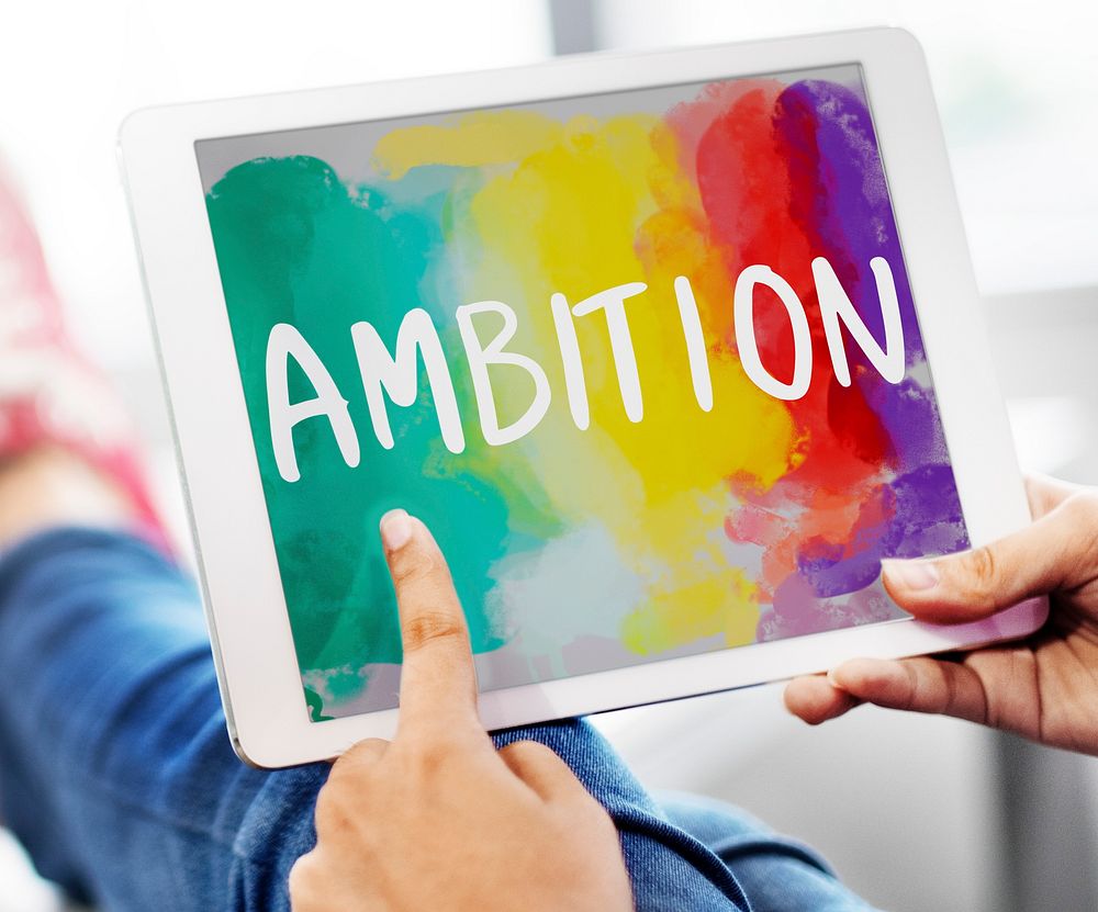 Ambition AIm Aspire Goals Motivation Aspirations Concept