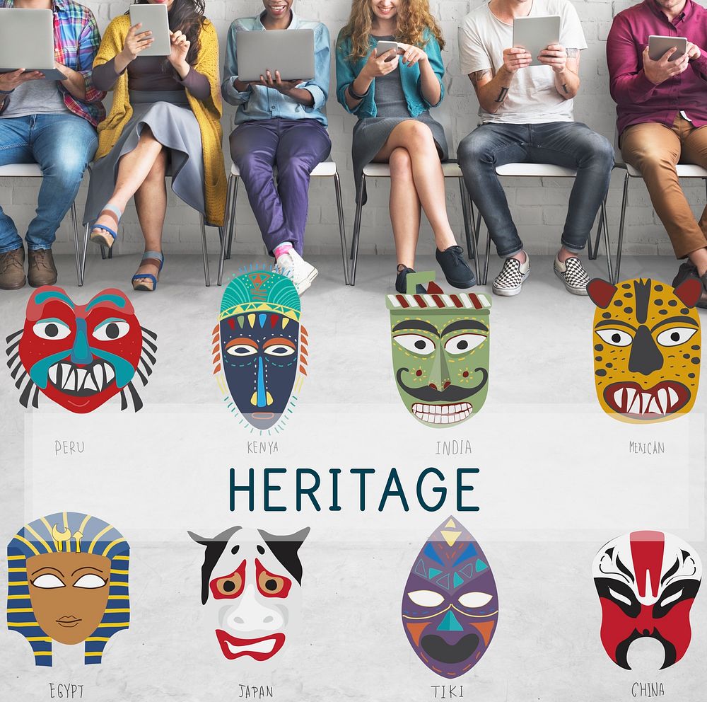 Cultural Traditional Masks Global Concept