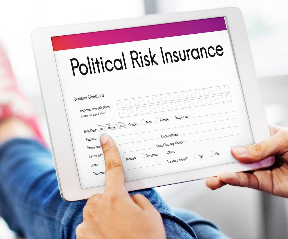Political Risk Insurance Protection Government Concept