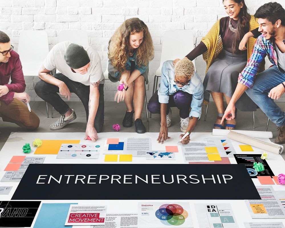 Entrepreneurship Organizer Risk Enterprise Dealer Concept