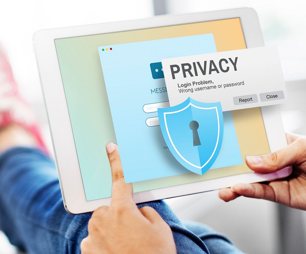 Privacy Confidential Protection Security Solitude Concept