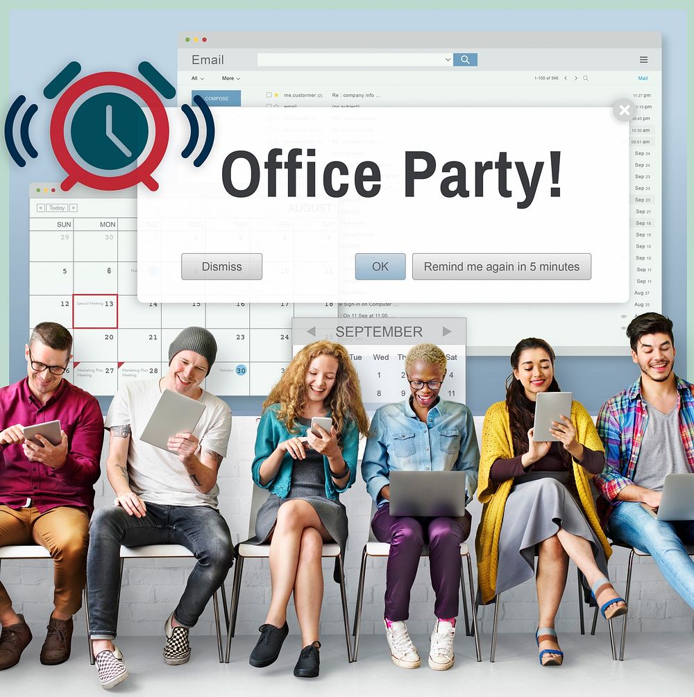 Office Party Business Commercial Entertainment Concept