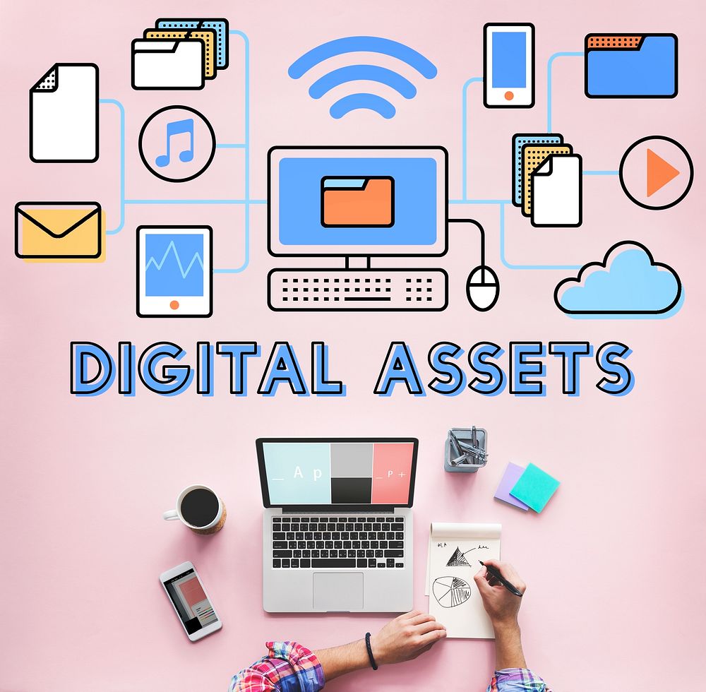 Digital Assets Accessible Unlock Information Concept