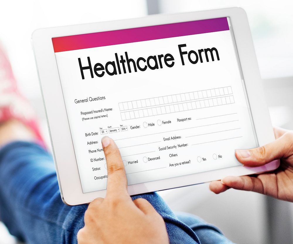 Health Insurance Healthcare Form Concept