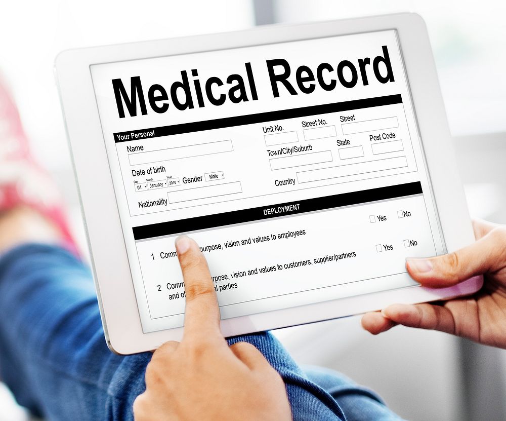 Medical Report Record Form History Patient Concept